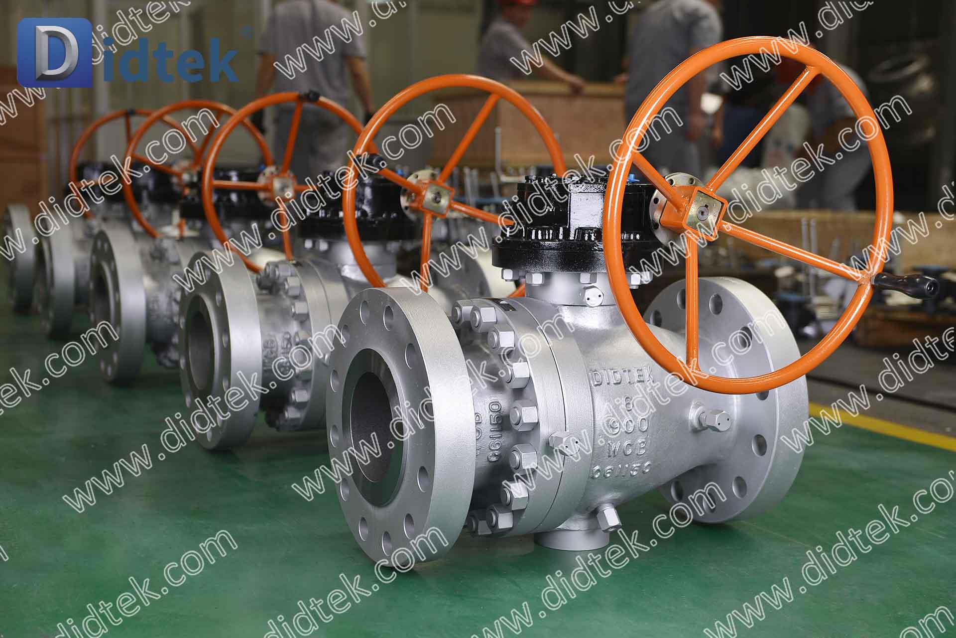 A-9 DIDTEKCTBV-Hochtemperatur-6-Zoll-DBB-600LB+K11-Ni60-Nickel-Kugelhahn mit Metallsitz