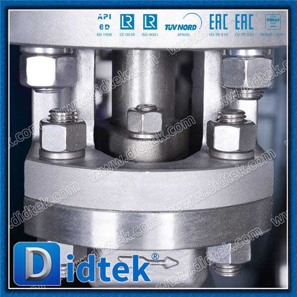 Edelstahl Dreifach -Offset Lug Butterfly Ventil