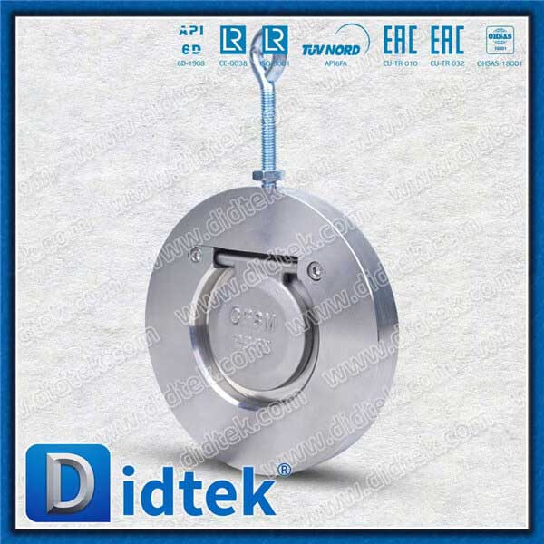 F316 3inch 150 lb Ein Plattenwafer -Scheckventil mit Hanging Ring