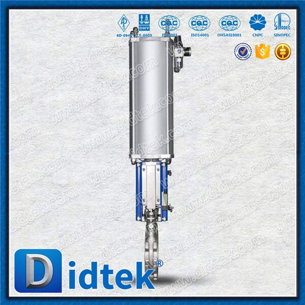 Einzelwirkung Pneumatic Lug Typ Messertor Ventil