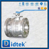 PTFE-Kugelhahn mit Sitz und Dichtung und vollem Durchgang