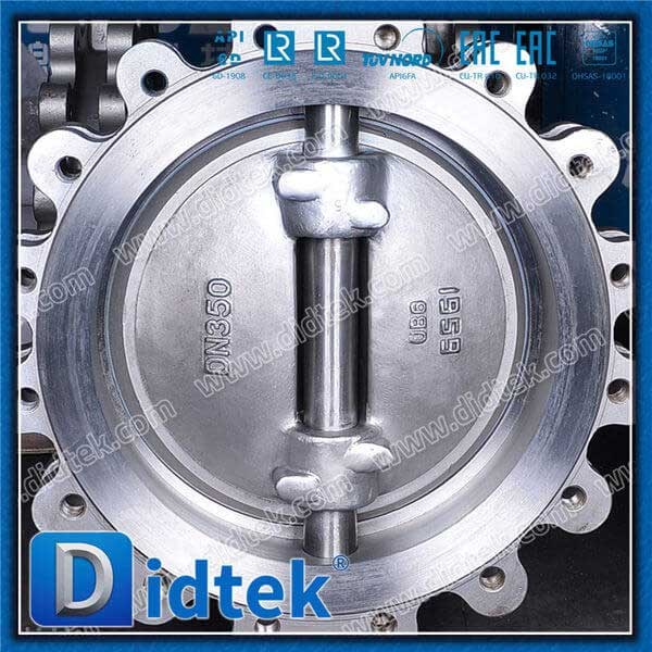 Edelstahl Dreifach -Offset Lug Butterfly Ventil
