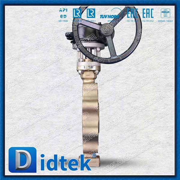 UNS C95800 Metallsitz mit dreifach versetztem Ansatz, Schmetterlingsventil