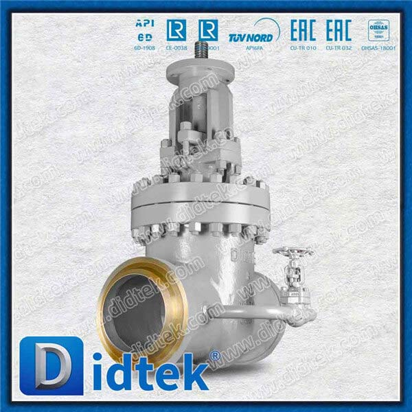 Butt Weld 8 '' 600 -lb -Gateventil mit Bypass