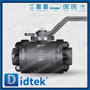 Dreiteiliger geschmiedeter SW-Kugelhahn mit 2500 LB PEEK-Sitz