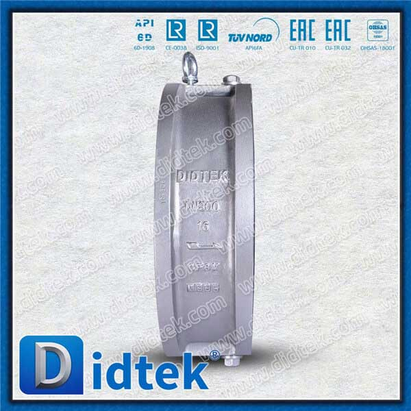 STL Saats Hard Dichtung Dual Plate Wafer -Wafer -Ventil