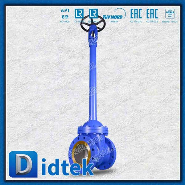 Low Escape Extension Motornet Bellow Sealed Gate Ventil