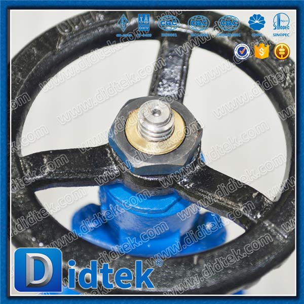 DIN-GATEN-VALVE-DN65, WCB, Handrad, Flansch