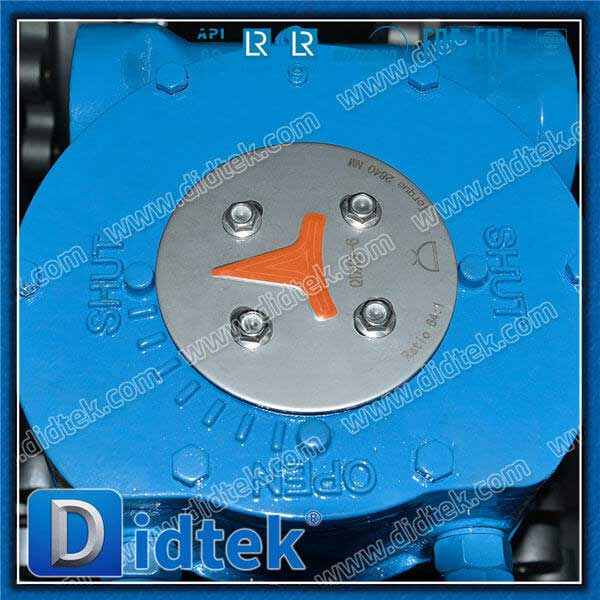 Edelstahl Dreifach -Offset Lug Butterfly Ventil