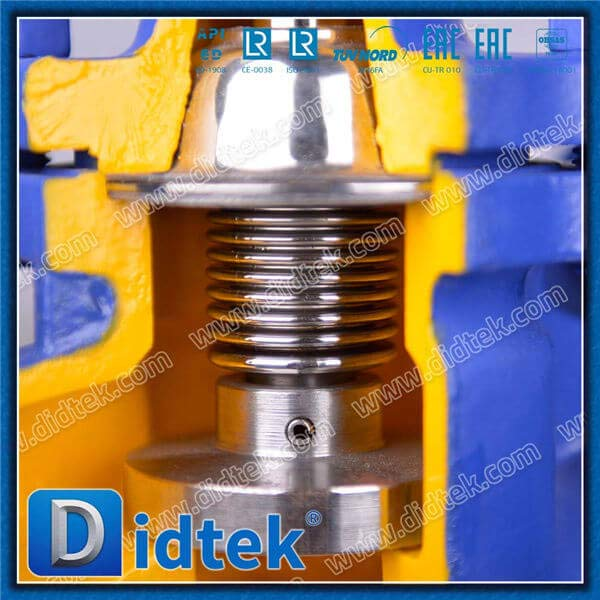 Din Bellow Globe Valve-DN50 1.0619 Handradflansch