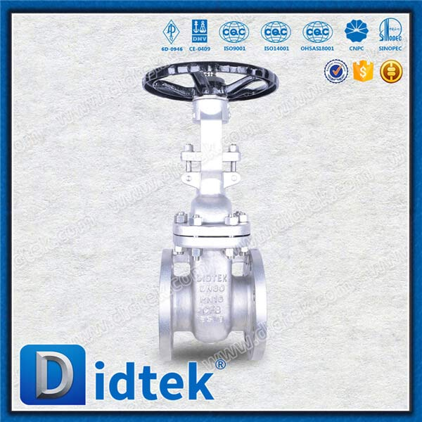 DIN-GATEN-VALVE-DN80, CF8, Handrad, Flansch