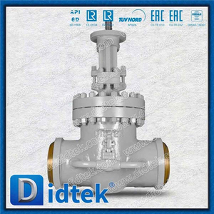 Butt Weld 8 '' 600 -lb -Gateventil mit Bypass