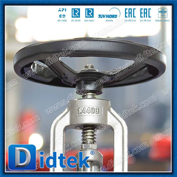 Din Globe Valve-DN50 1.4408 Handradflansch