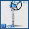 Edelstahl Dreifach -Offset Lug Butterfly Ventil