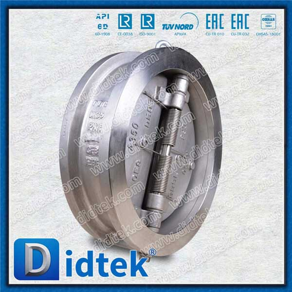 Kurzer Angesicht zu Angesicht DIN CF8 DN350 PN16 Wafer -Checkventil