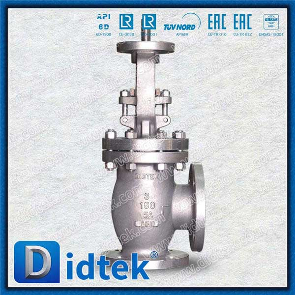 5A Material F53+PTFE Sitzwinkel-Globusventil mit Röntgen- und Penetrantinspektionen