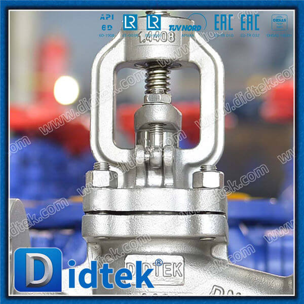 Din Globe Valve-DN50 1.4408 Handradflansch