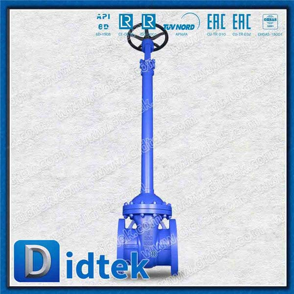 Low Escape Extension Motornet Bellow Sealed Gate Ventil