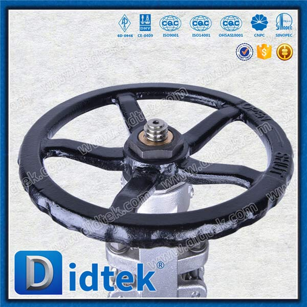 DIN-GATEN-VALVE-DN80, CF8, Handrad, Flansch