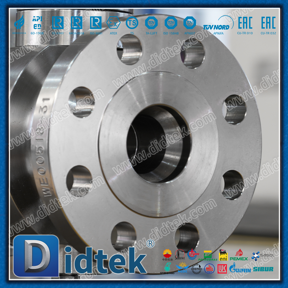 Didtek Necking Double-Direction Lippe Special Alloy Inconel 825 Trunnion Ball Valve