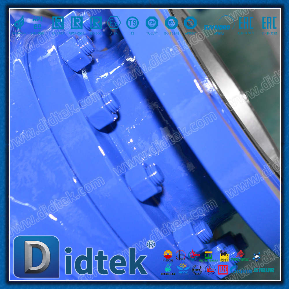 Didtek WCB Dreiwege-Kugelhahn mit L-Schnittstelle und vollem Durchgang