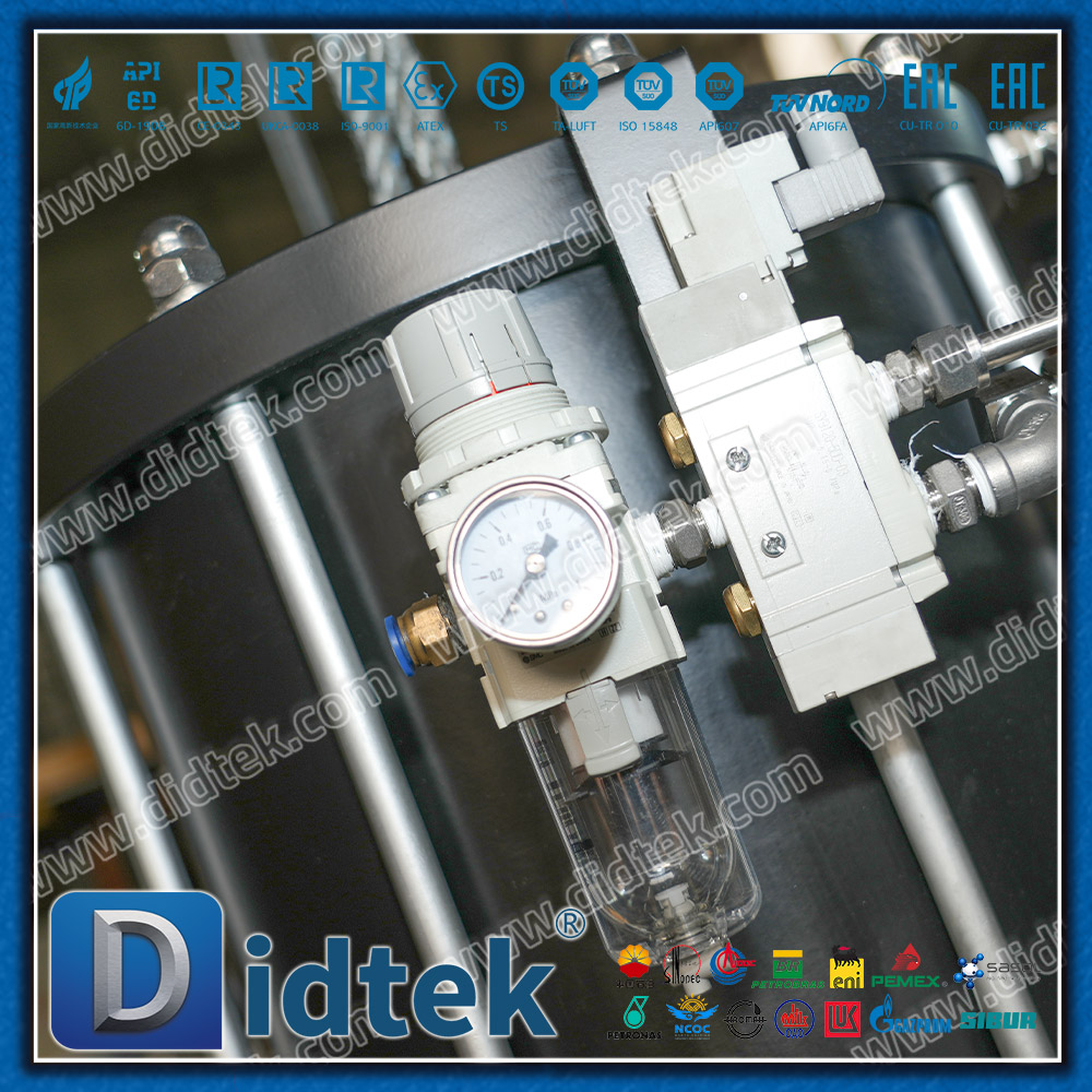 Industrieller doppeltwirkender pneumatischer Plattenschieber