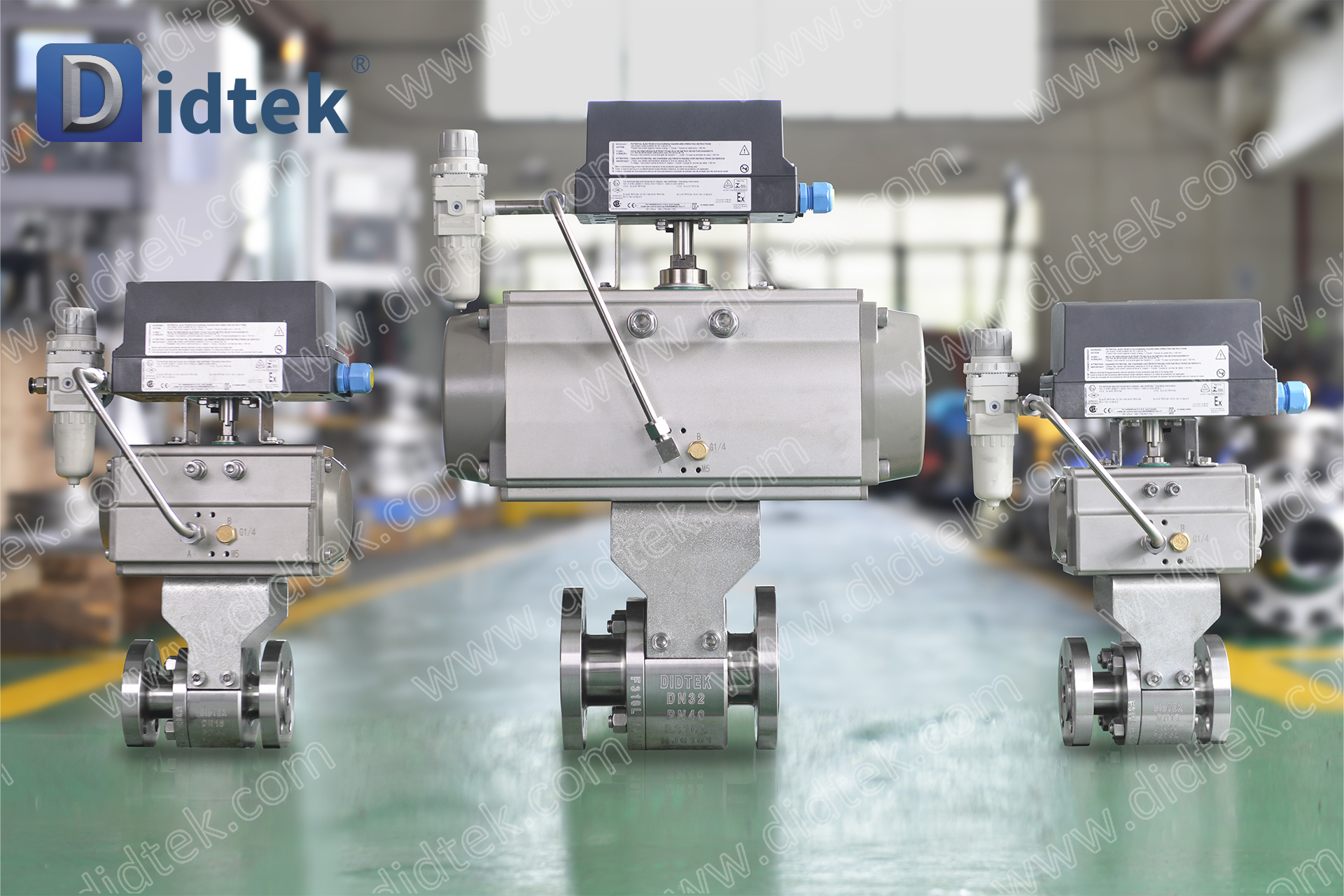 Didtek F316L Pneumatischer Kugelhahn