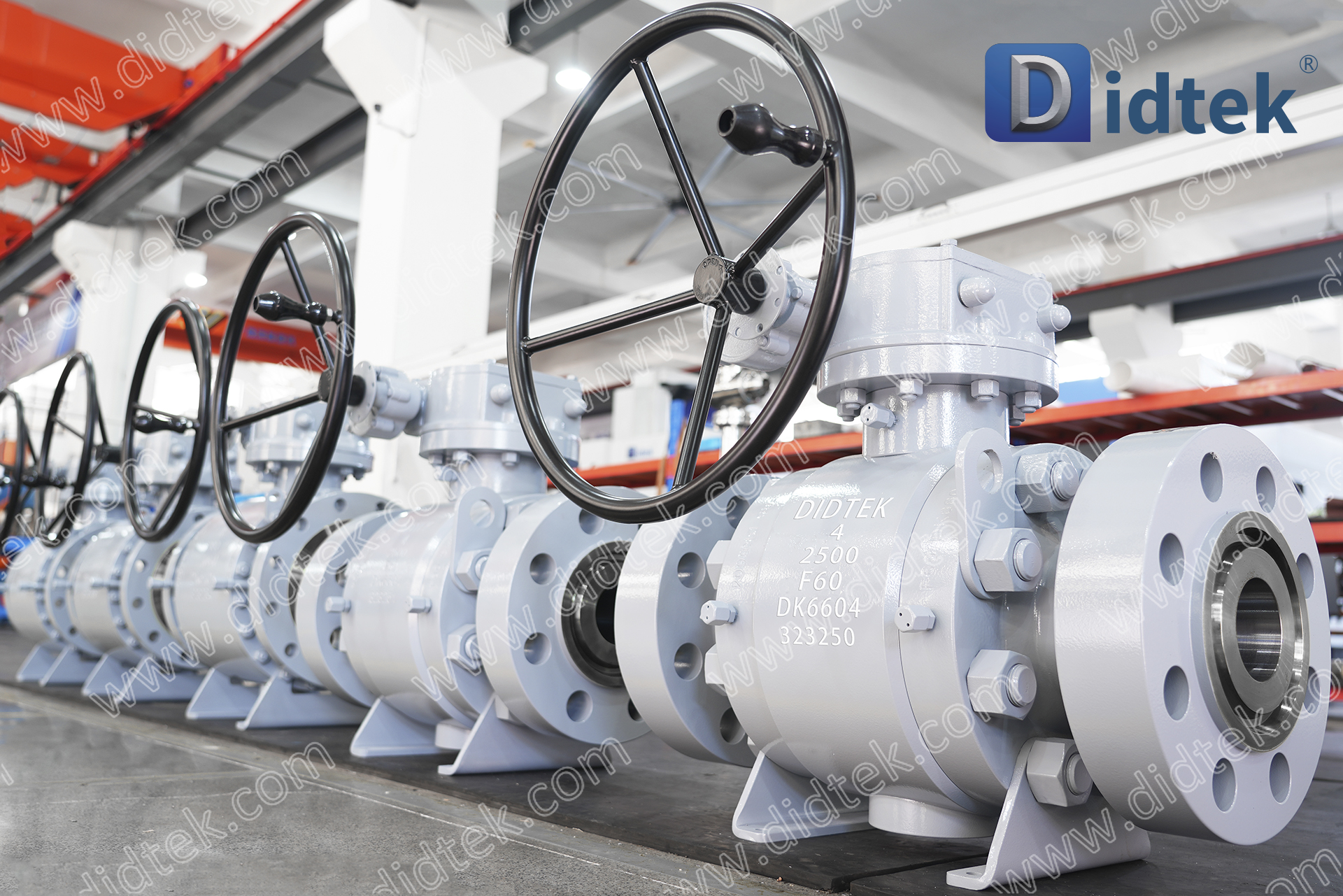 Didtek F51 Trim Metal To Metal F60 Trunnion Ball Valves Hard Seal