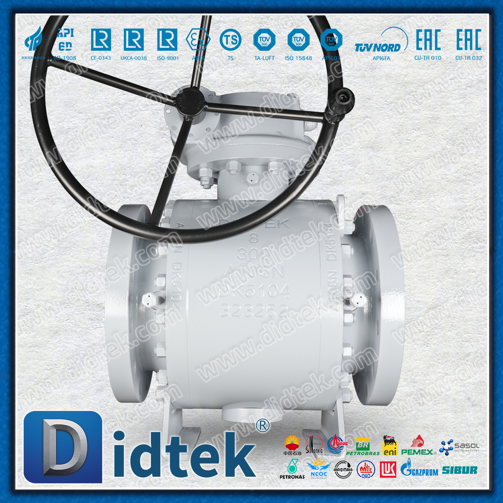 ASTM A105N Schweißauflage UNS N06625+TCC Zapfenkugelventil 