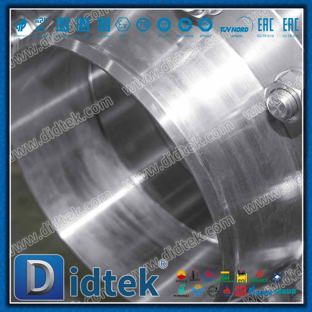 Vollständig geschweißter Zapfenkugelhahn mit Gegenflanschen