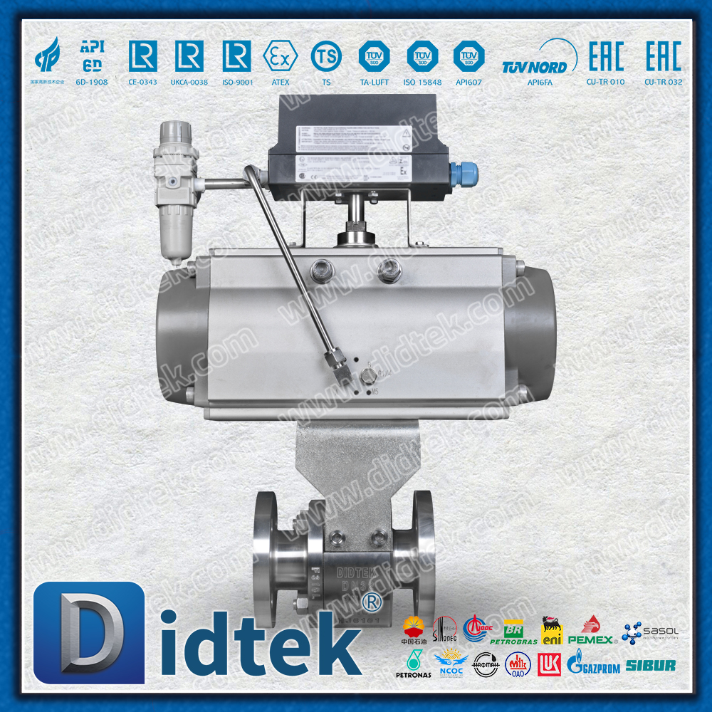 Didtek F316L Pneumatischer Kugelhahn