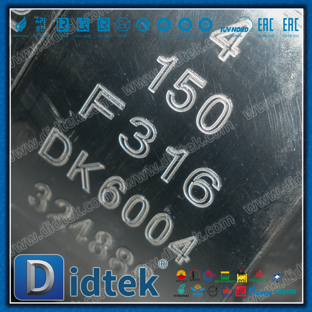 Didtek F316 manueller, hebelbetätigter kryogener Kugelhahn aus Edelstahl mit Flansch