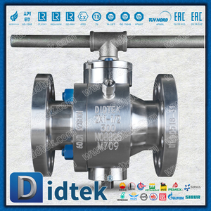 Didtek Necking Double-Direction Lippe Special Alloy Inconel 825 Trunnion Ball Valve