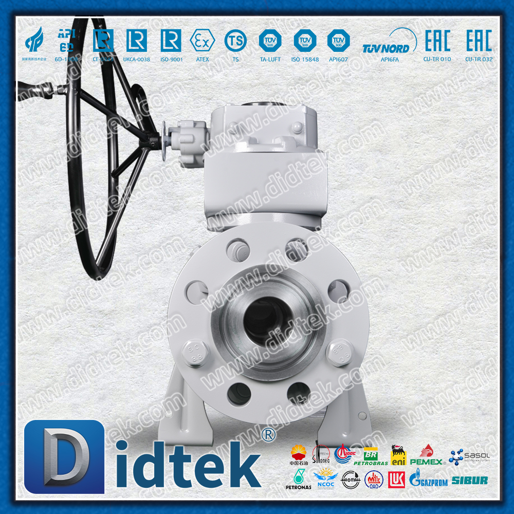 RTJ 2500LB Hochdruck-Kugelhahn mit PEEK-Dichtung aus geschmiedetem Stahl