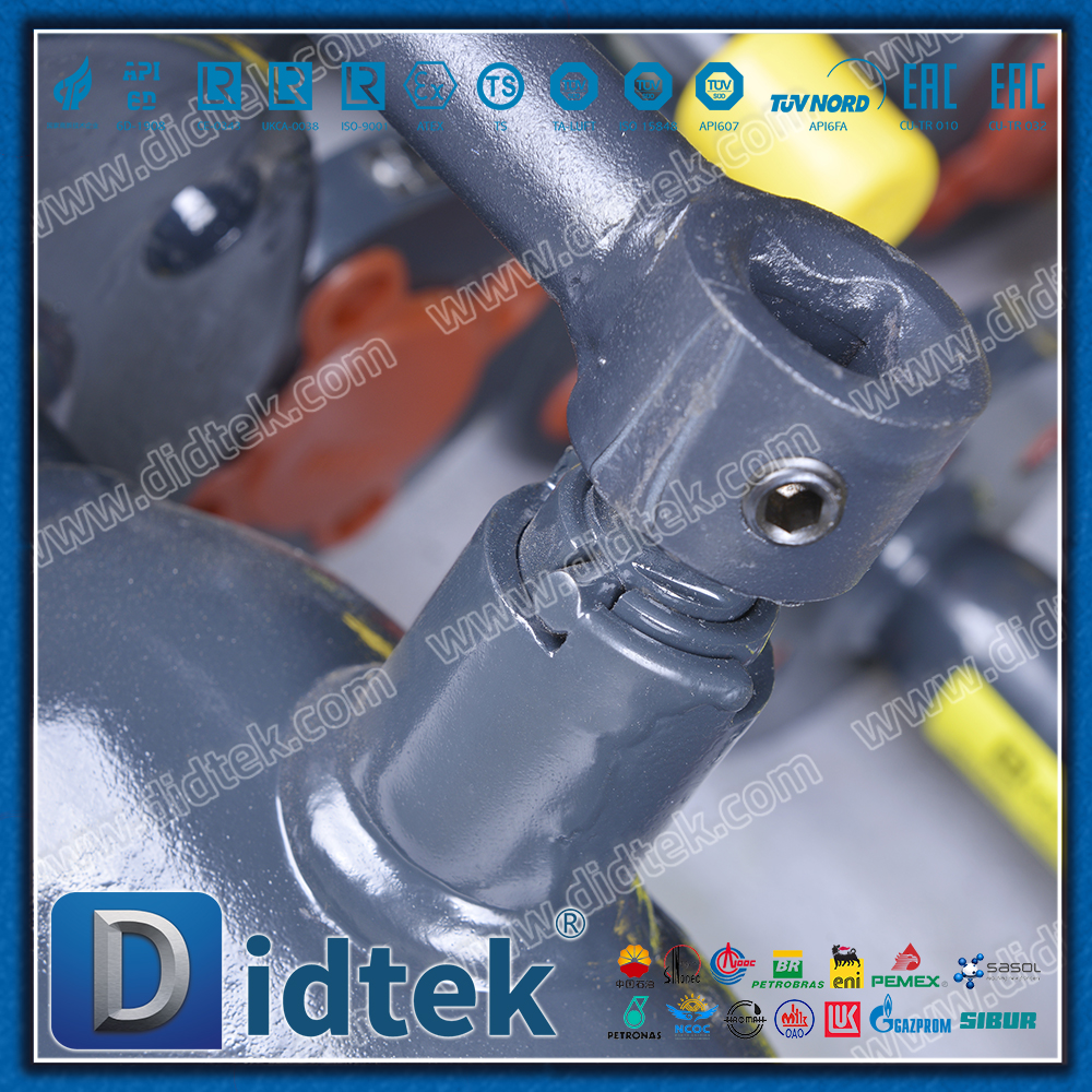 SS304 Edelstahl PTFE Weichdichtung ST37.8 Vollverschweißter Kugelhahn