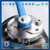 F51 Duplex-Edelstahl-Doppeltwirkender pneumatischer Stellantrieb, geschmiedeter schwimmender Kugelhahn mit Metallsitz