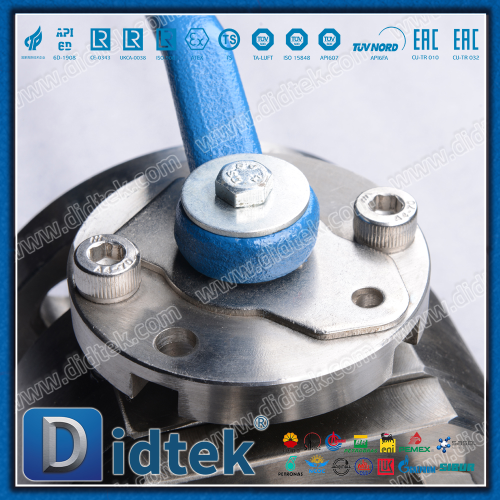 F51 Duplex-Edelstahl-Doppeltwirkender pneumatischer Stellantrieb, geschmiedeter schwimmender Kugelhahn mit Metallsitz