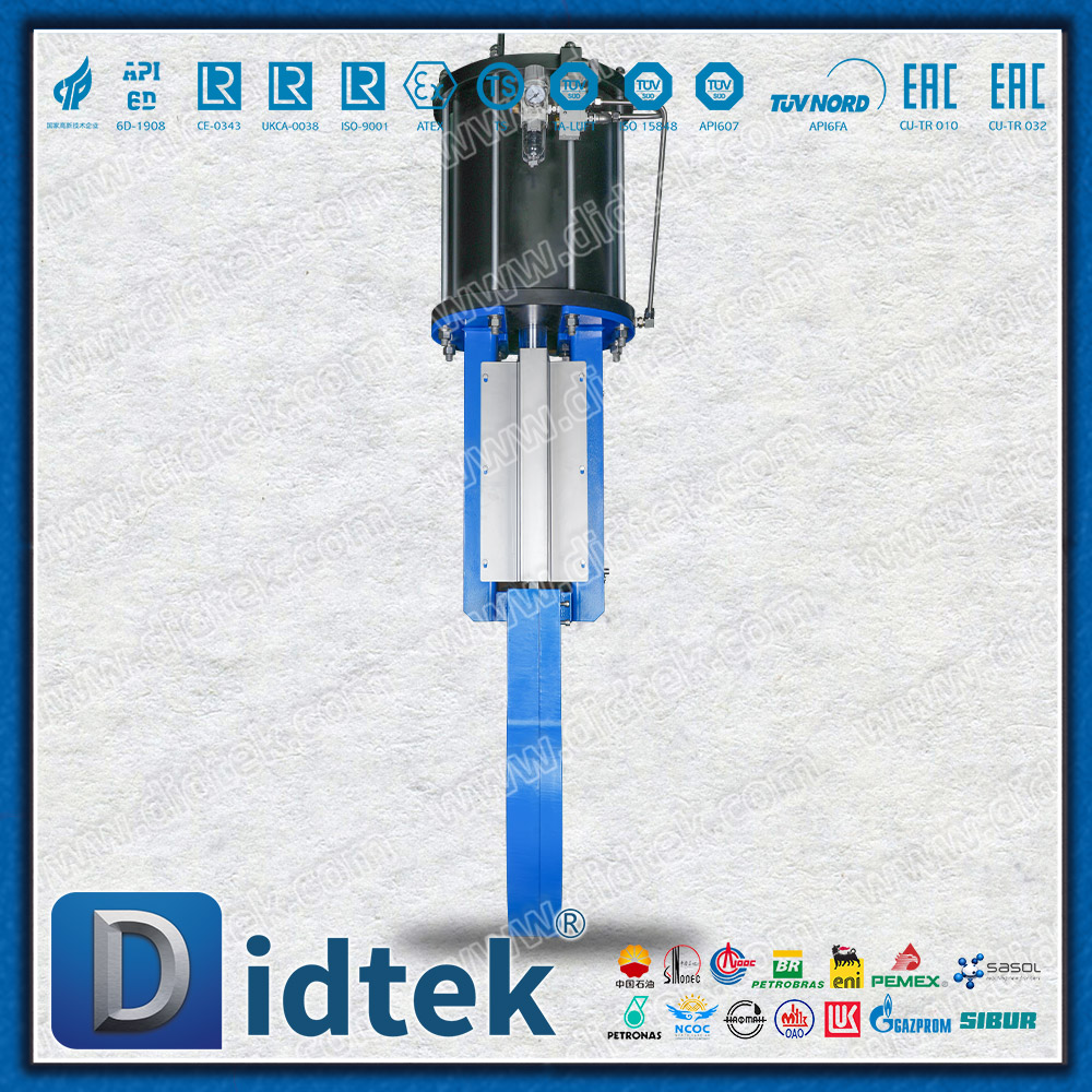 Industrieller doppeltwirkender pneumatischer Plattenschieber