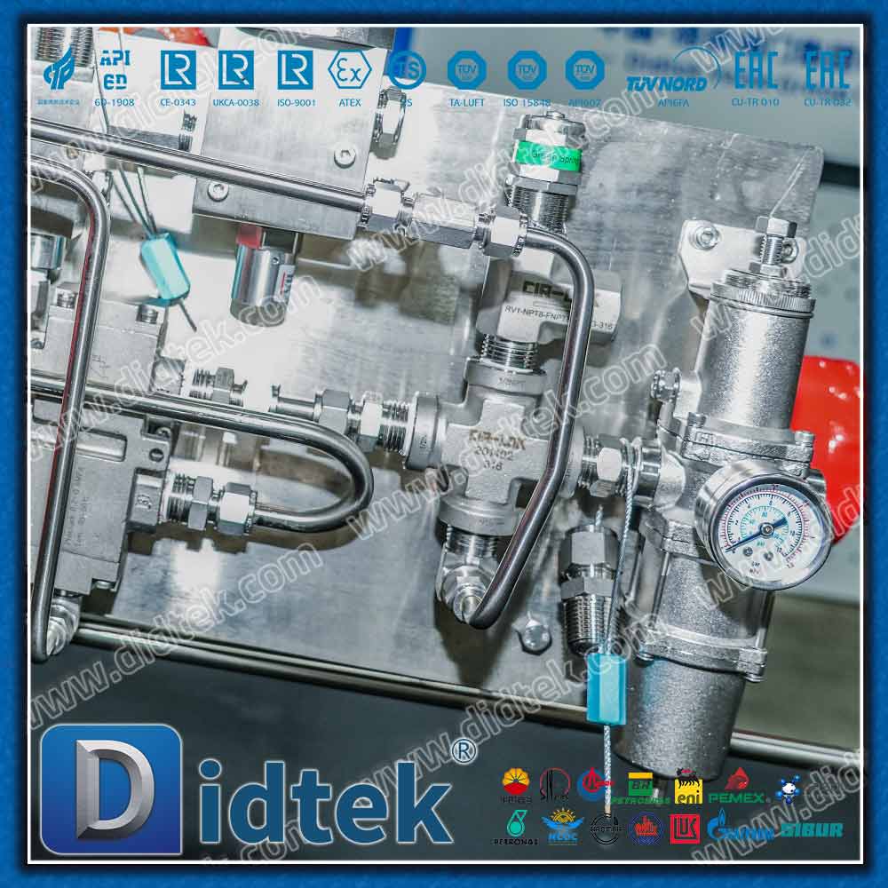 Pneumatischer einfachwirkender Kugelhahn aus Aluminiumbronze C95800 von Marine Engineering