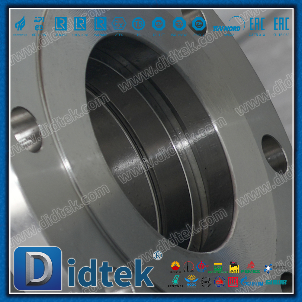 Didtek F316 manueller, hebelbetätigter kryogener Kugelhahn aus Edelstahl mit Flansch