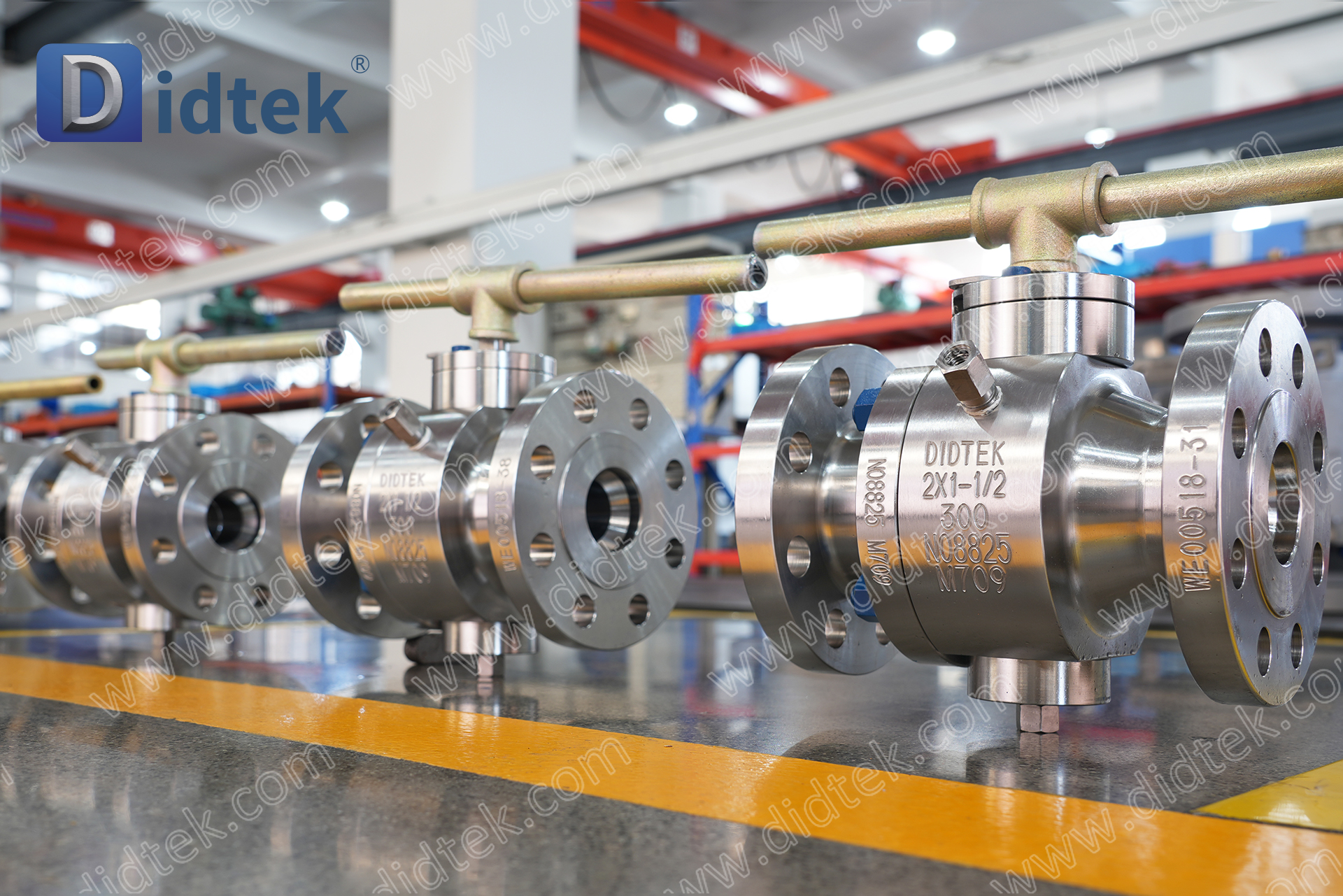 Didtek Necking Double-Direction Lippe Special Alloy Inconel 825 Trunnion Ball Valve