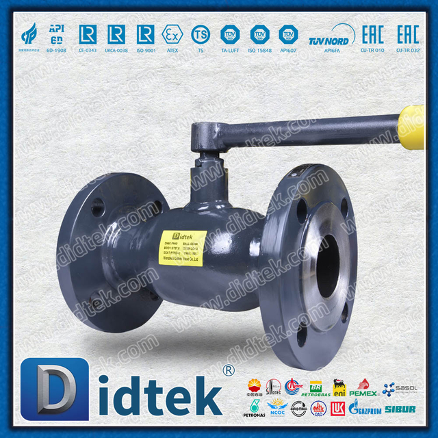 SS304 Edelstahl PTFE Weichdichtung ST37.8 Vollverschweißter Kugelhahn