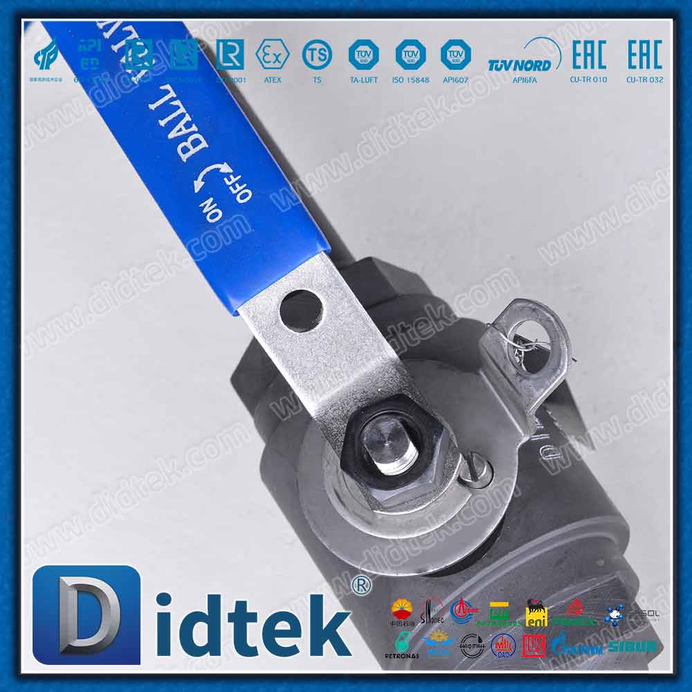 A105N 800LB Verlängerungsanschluss, geschmiedeter schwimmender Kugelhahn