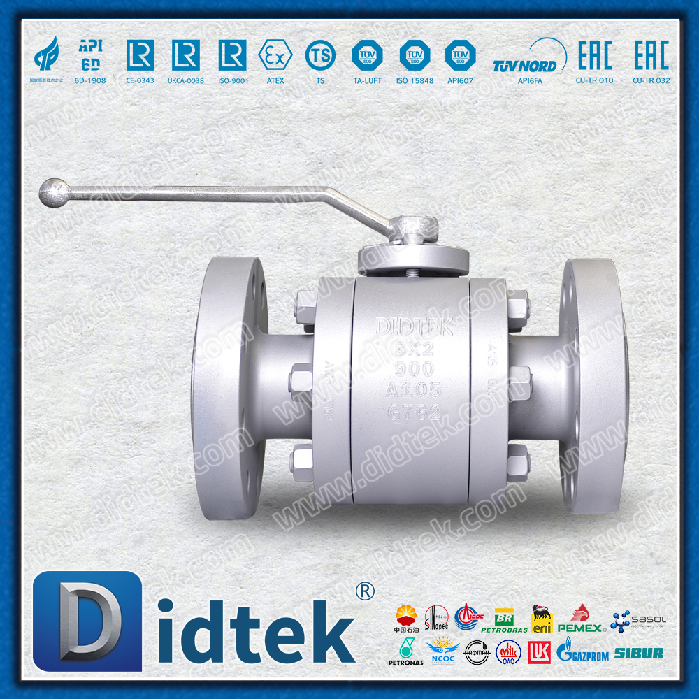 A105 Kohlenstoffstahl 3''X2'' geschmiedeter schwimmender Kugelhahn mit reduzierter Bohrung