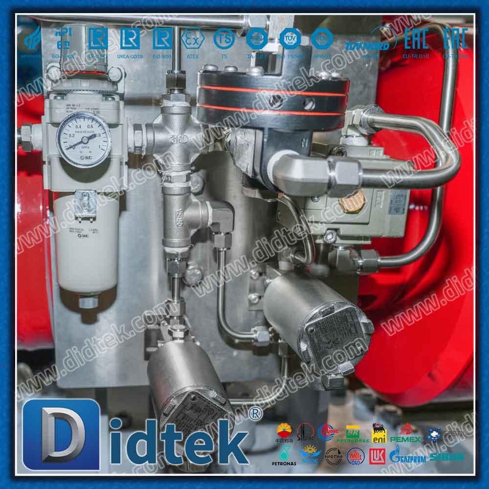 Einfachwirkendes pneumatisches LF2-Kugelventil mit Zugang von oben