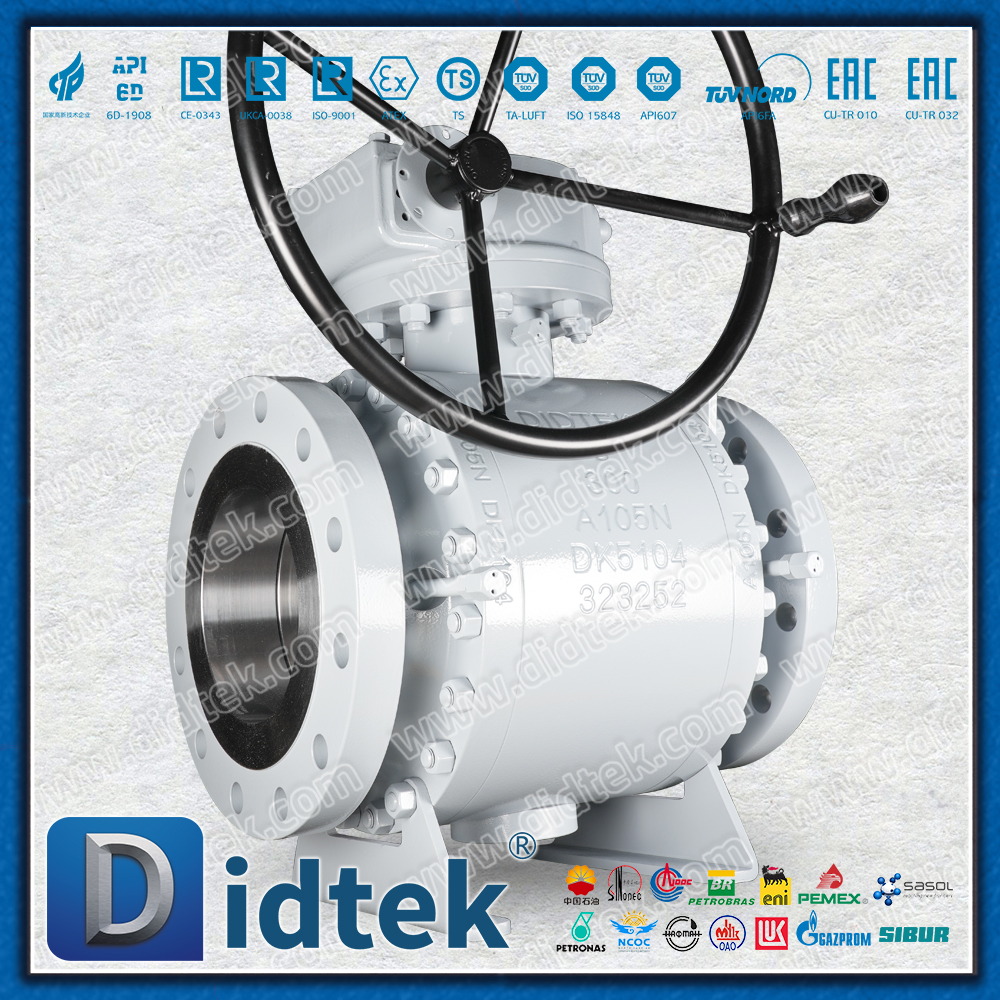 ASTM A105N Schweißauflage UNS N06625+TCC Zapfenkugelventil 