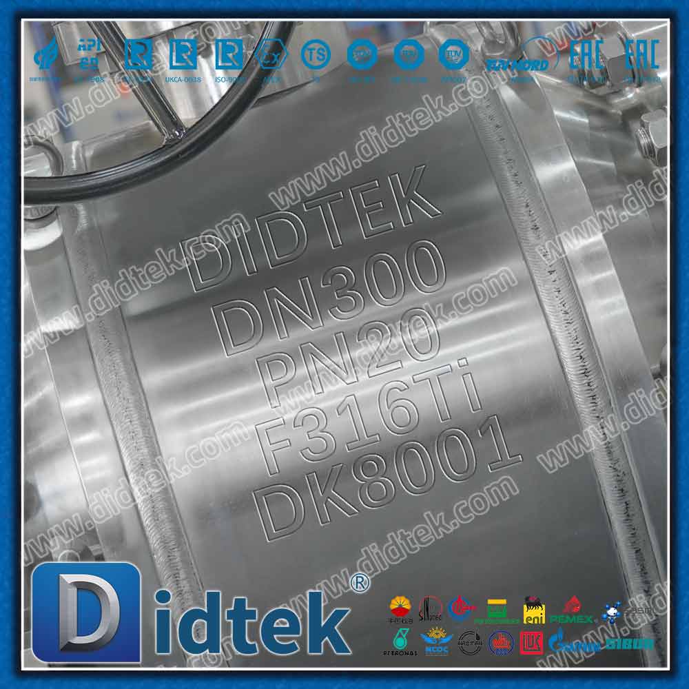 Vollständig geschweißter Zapfenkugelhahn mit Gegenflanschen