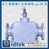 Geschmiedeter 3-Wege-Kugelhahn mit Metallsitz für CO2-Medium