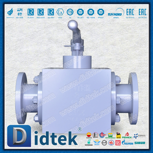 Geschmiedeter 3-Wege-Kugelhahn mit Metallsitz für CO2-Medium