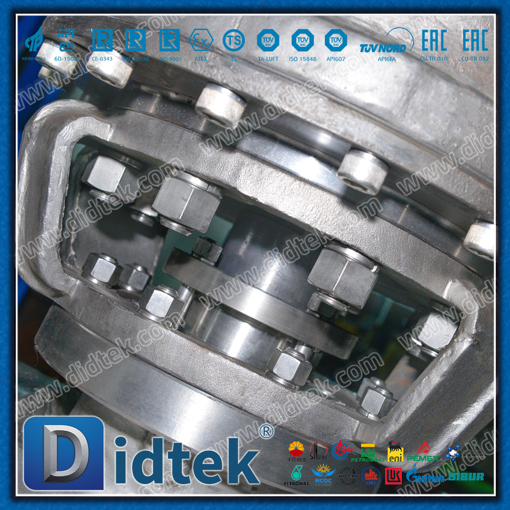 24'' CF3 Edelstahl-Kugelhahn mit Zapfenmontage